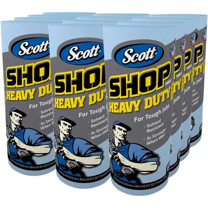 Scott Pro Shop Towels, Blue, Pack of 12 Rolls Exclusive